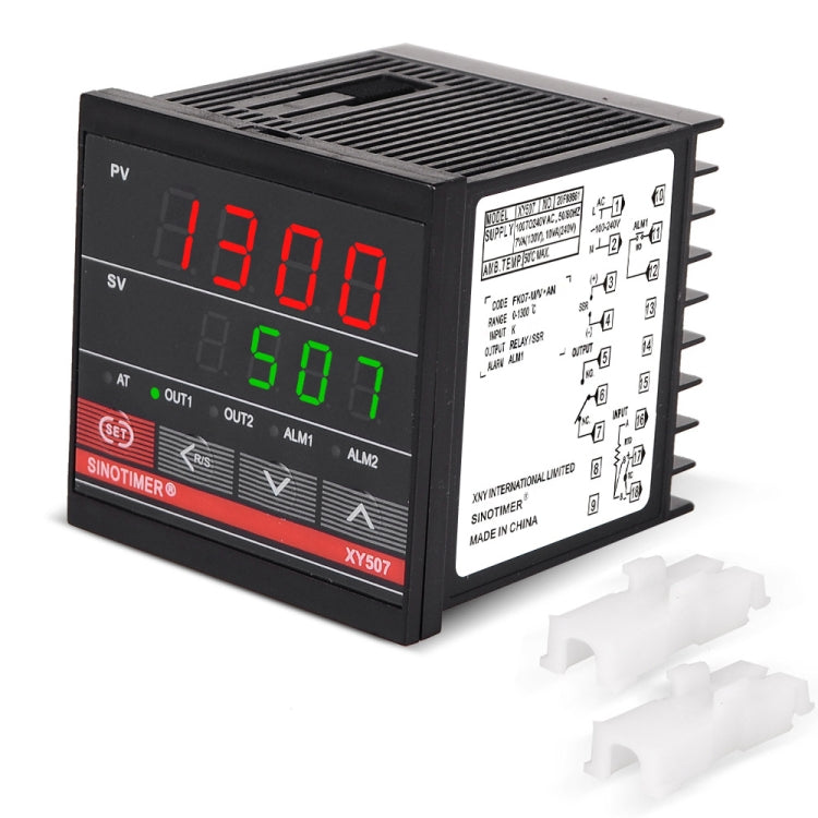 SINOTIMER XY507 Smart Temperature Control Instrument Short Shell PID Heating Relay SSR Solid State Output - Thermostat & Thermometer by SINOTIMER | Online Shopping South Africa | PMC Jewellery | Buy Now Pay Later Mobicred