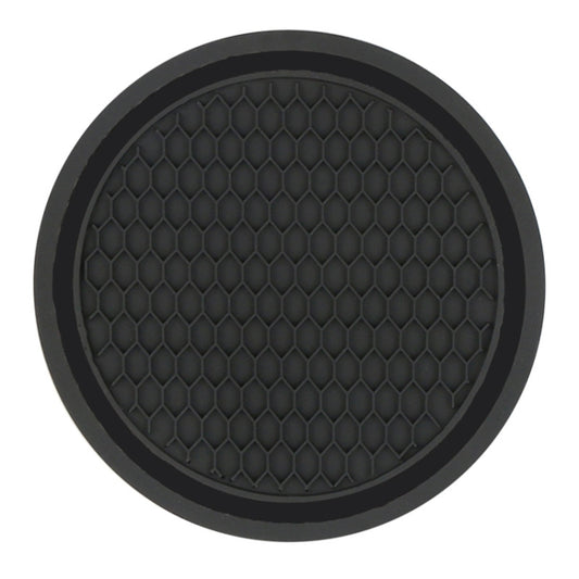 3pcs 7cm Car Diamond-free Water Coaster Interior Anti-slip Mat(Black) - Car Drink Holders by PMC Jewellery | Online Shopping South Africa | PMC Jewellery