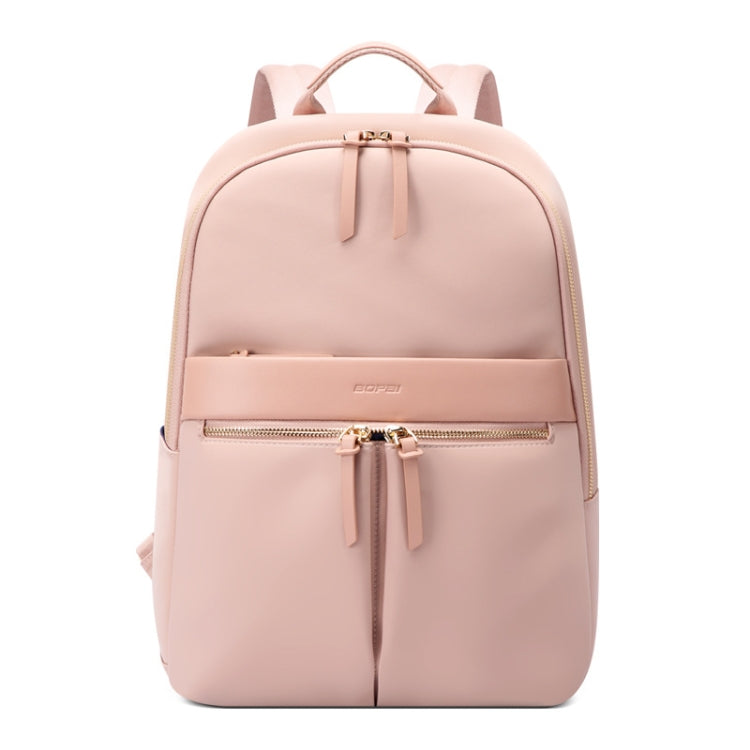 Bopai 14-inch Laptop Casual Lightweight Waterproof Backpack(Pink) - Backpack by Bopai | Online Shopping South Africa | PMC Jewellery | Buy Now Pay Later Mobicred