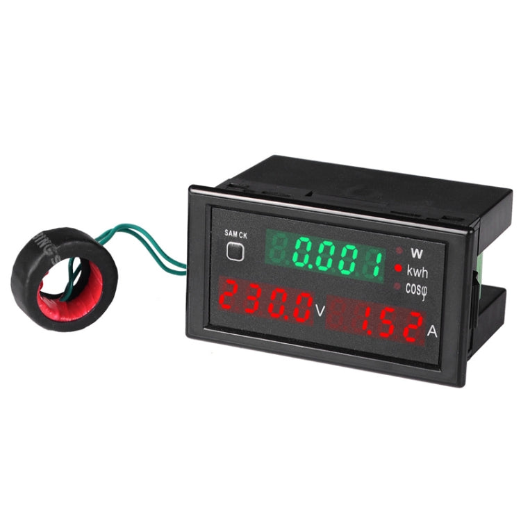 SINOTIMER SPM001 AC LED Digital Voltmeter Frequency Factors Meter Power Monitor, Specification: AC200-450V 100A - Current & Voltage Tester by SINOTIMER | Online Shopping South Africa | PMC Jewellery | Buy Now Pay Later Mobicred