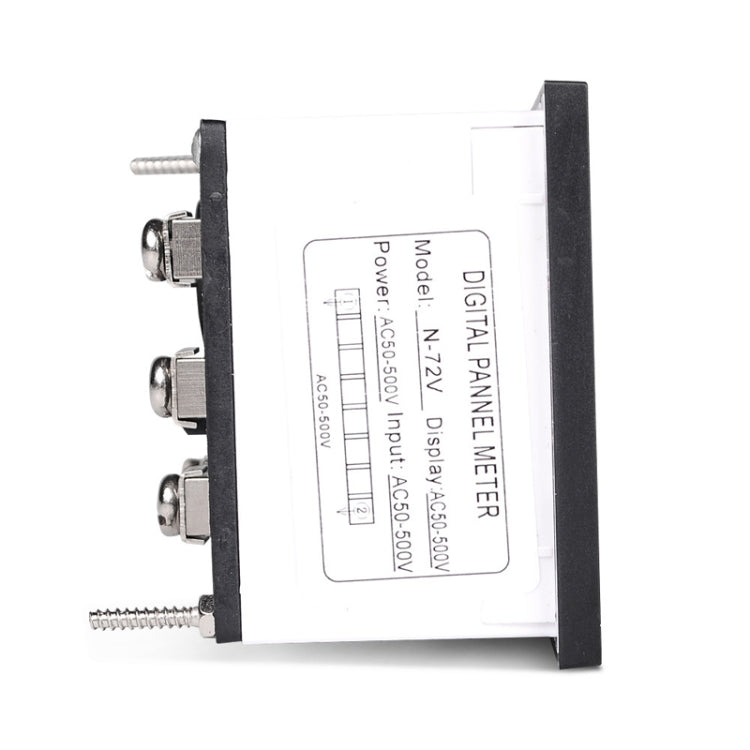 SINOTIMER N-72V AC Voltage Signal Indicator Square Turntable LED Digital Display Voltmeter - free shipping - PMC TechLife - Order now!