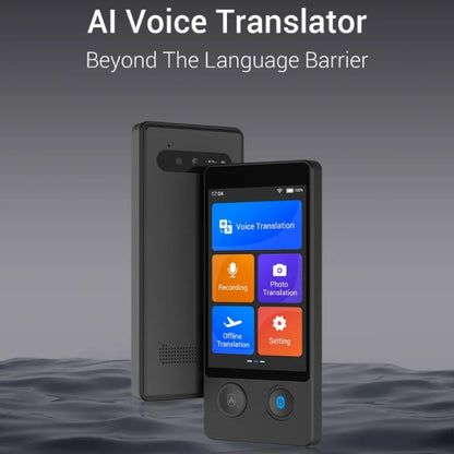 Hishell W12 144 Languages AI Voice Translator Smart Camera Translator Offline Dialogue Real-Time Mutual Translation(Black) -  by Hishell | Online Shopping South Africa | PMC Jewellery | Buy Now Pay Later Mobicred