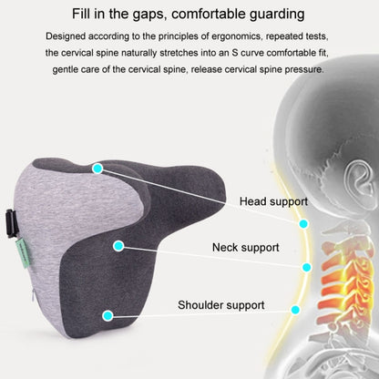 BEWALKER Car Headrest Memory Foam Neck Support Pillow Car Seat Cervical Cushion(Navy) - Seat Accessories by BEWALKER | Online Shopping South Africa | PMC Jewellery | Buy Now Pay Later Mobicred