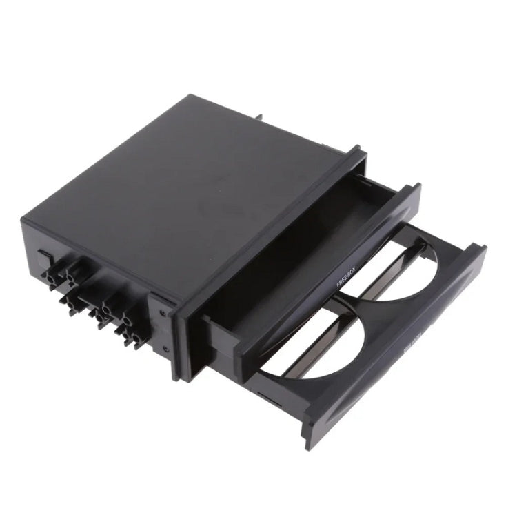 Car Audio Modified Multi-purpose Storage Box Cup Holder(Double-layer Box) - Stowing Tidying by PMC TechLife | Online Shopping South Africa | PMC TechLife | Buy Now Pay Later Mobicred