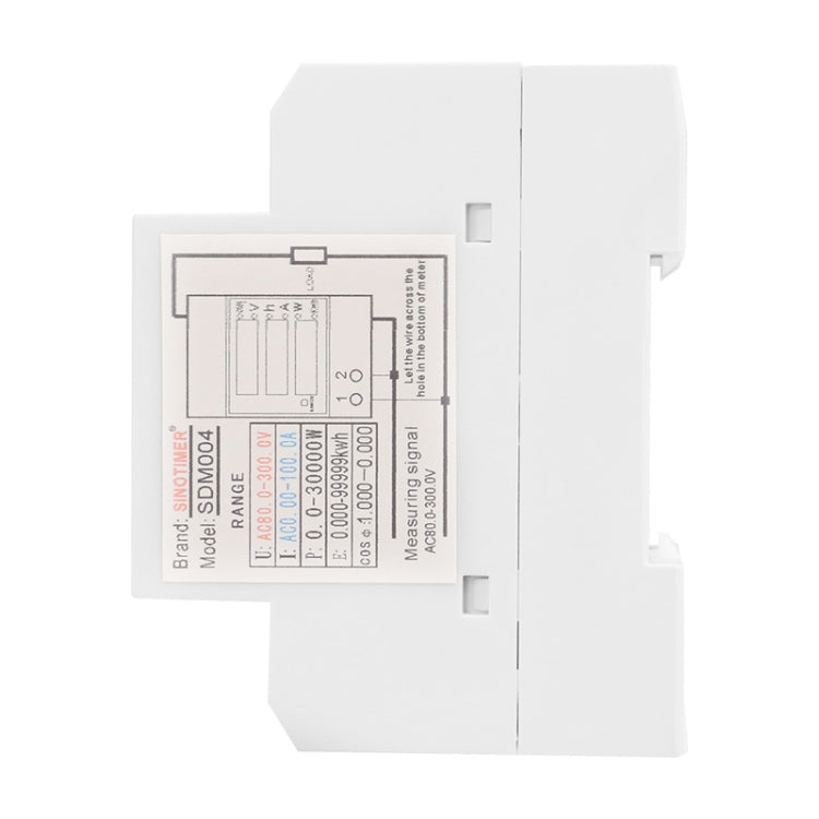 SINOTIMER SDM004 Din Rail AC Voltage Current Time Power Electricity Multi-Function Detection Meter - Current & Voltage Tester by SINOTIMER | Online Shopping South Africa | PMC Jewellery | Buy Now Pay Later Mobicred