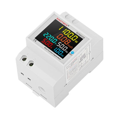 SINOTIMER SDM009 Din Rail Single-Phase Voltage Current Frequency Power Factor Electricity Multifunctional Meter, Model: AC40-300V Built-In - Current & Voltage Tester by SINOTIMER | Online Shopping South Africa | PMC Jewellery | Buy Now Pay Later Mobicred