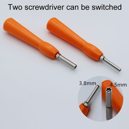 3.8mm/4.5mm 2 In 1 For GBA/NGC/N64/SFC/Wii Game Console Disassembly Tool Screwdriver Socket - Screwdriver by PMC Jewellery | Online Shopping South Africa | PMC Jewellery