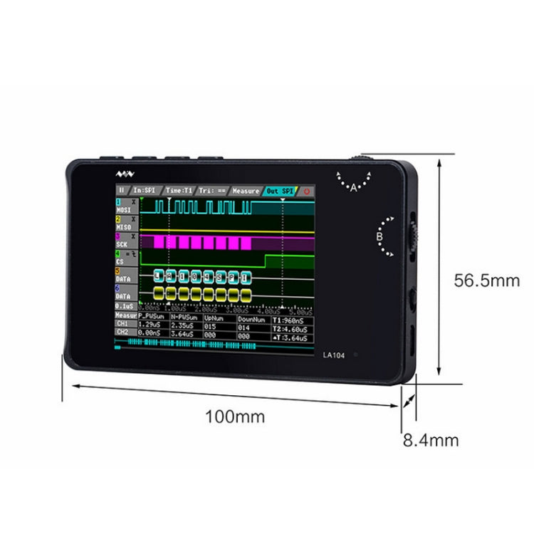 MINIWARE LA104 Logic Analyzer 4-Channel Debugging Assistant Sampling Analog Oscilloscope - Other Tester Tool by MINIWARE | Online Shopping South Africa | PMC Jewellery | Buy Now Pay Later Mobicred