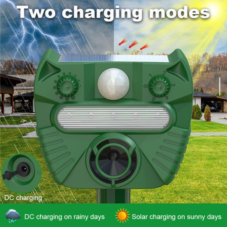 Outdoor Solar Animal Driving Device Ultrasonic Waterproof Infrared Sensor - Outdoor Insect Repellent by PMC TechLife | Online Shopping South Africa | PMC TechLife | Buy Now Pay Later Mobicred