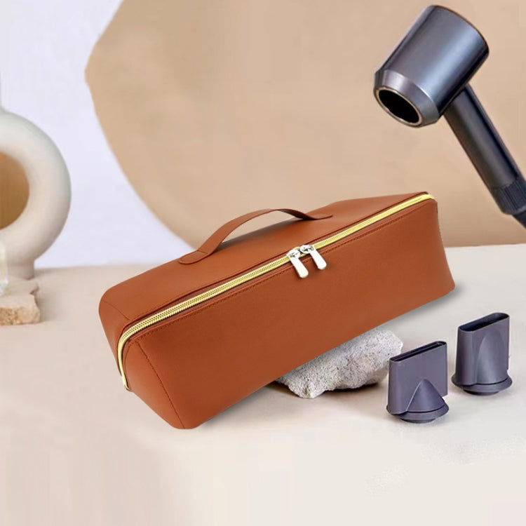 For Dyson Hair Dryer Curling Wand Portable Storage Bag, Color: Brown+Hair Dryer Rack - Dyson Accessories by PMC Jewellery | Online Shopping South Africa | PMC Jewellery