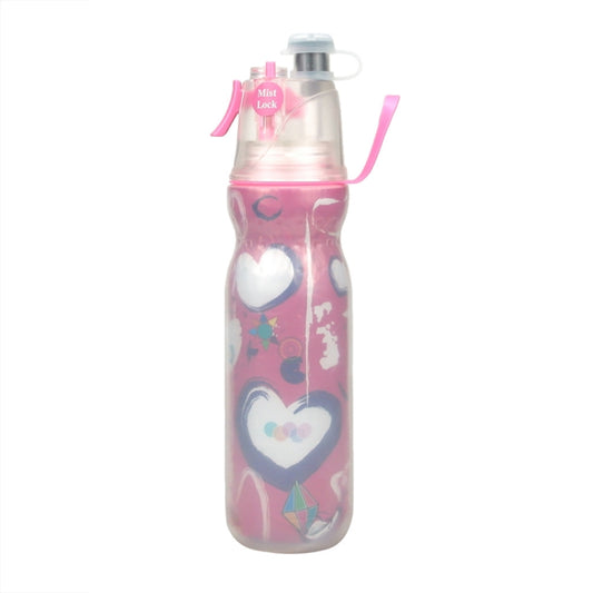 470ml Summer Outdoor Sports Training Spray Cooling Water Cup, Color: Love 3-layers - Kettles by PMC Jewellery | Online Shopping South Africa | PMC Jewellery | Buy Now Pay Later Mobicred