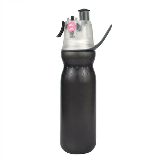 470ml Summer Outdoor Sports Training Spray Cooling Water Cup, Color: Pure Black 2-layers - Kettles by PMC Jewellery | Online Shopping South Africa | PMC Jewellery | Buy Now Pay Later Mobicred