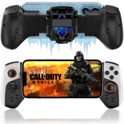 Mobile Phone Gaming Controller with Cooler & 2 Back Button Macro Programmable(Black) - Controller Gamepad by PMC Jewellery | Online Shopping South Africa | PMC Jewellery