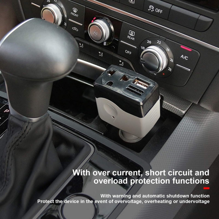 12V/24V To 220V Auto Car Power Converter Adapter With USB Charging Port - free shipping - PMC TechLife - Order now!