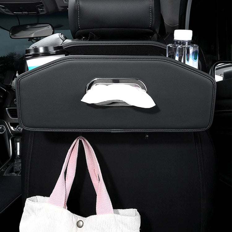 Auto Seatback Organizer Tissue Bag Car Rear Drainage Cup Holder(Beige) - Stowing Tidying by PMC TechLife | Online Shopping South Africa | PMC TechLife | Buy Now Pay Later Mobicred