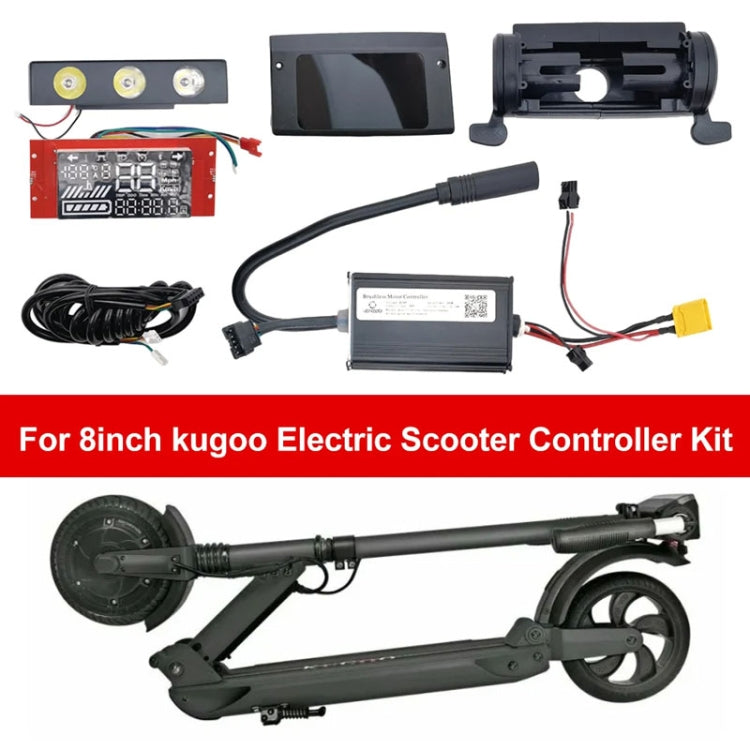 8 inch Electrical Scooter Master Digital Controller Display Panel Kit for Kugoo S1 / S2 / S3 / ETWOW(Black) - Accessories & Parts by PMc TechLife | Online Shopping South Africa | PMc TechLife | Buy Now Pay Later Mobicred