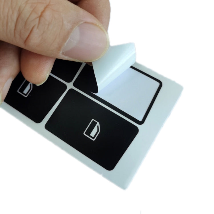 For Audi A4 2004-2008 Window Button Repair Sticker - Decorative Sticker by PMC TechLife | Online Shopping South Africa | PMC TechLife | Buy Now Pay Later Mobicred