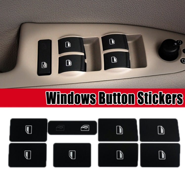 For Audi A4 2004-2008 Window Button Repair Sticker - Decorative Sticker by PMC TechLife | Online Shopping South Africa | PMC TechLife | Buy Now Pay Later Mobicred