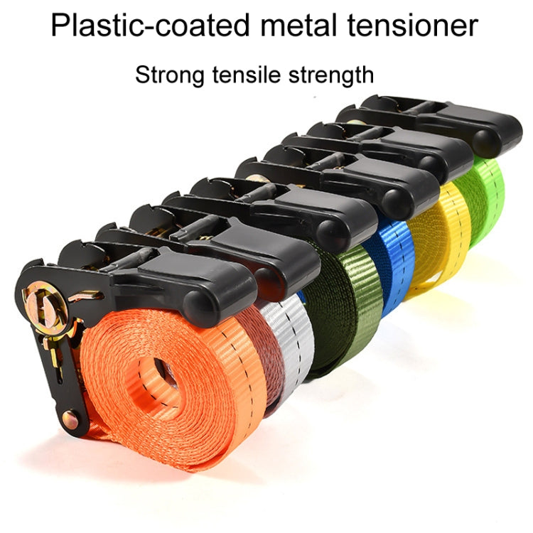 Motorcycle Ratchet Tensioner Cargo Bundling And Luggage Fixing Straps, Specification: Orange 5m - Towing Bars by PMC TechLife | Online Shopping South Africa | PMC TechLife | Buy Now Pay Later Mobicred
