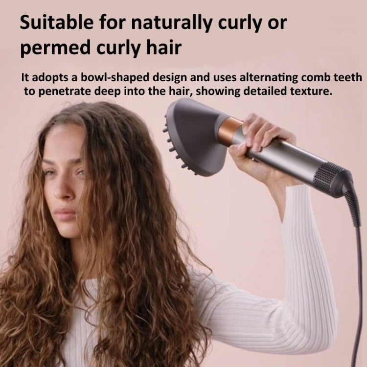 For Dyson Airwrap HS01 HS05 Diffuser Attachment Nozzle Replacement Parts(Gray) - For Dyson Accessories by PMC TechLife | Online Shopping South Africa | PMC TechLife | Buy Now Pay Later Mobicred