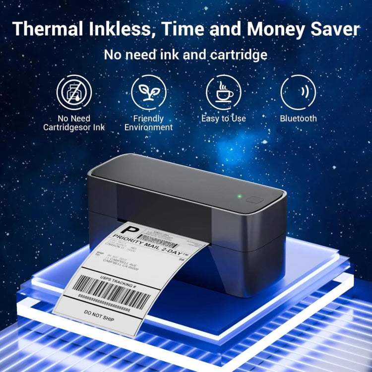 Phomemo PM245-BT Bluetooth Shipping Label Printer Support Labels Width  1- 4.6 Inch(UK Plug) - free shipping - PMC TechLife - Order now!