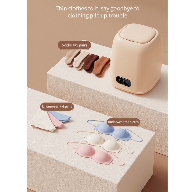 Small Household Portable Underwear Washing Machine, Size: UK Plug(Milk Yellow) - free shipping - PMC TechLife - Order now!