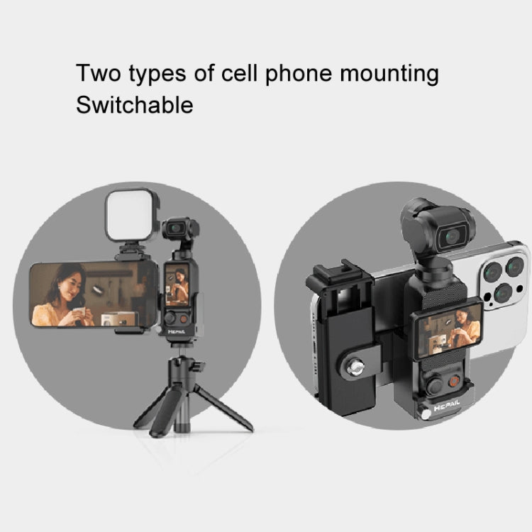 For DJI OSMO Pocket 3 HEPAIL Extended Phone Holder Adapter Protection Bezel - Case & Bags by HEPAIL | Online Shopping South Africa | PMC Jewellery | Buy Now Pay Later Mobicred