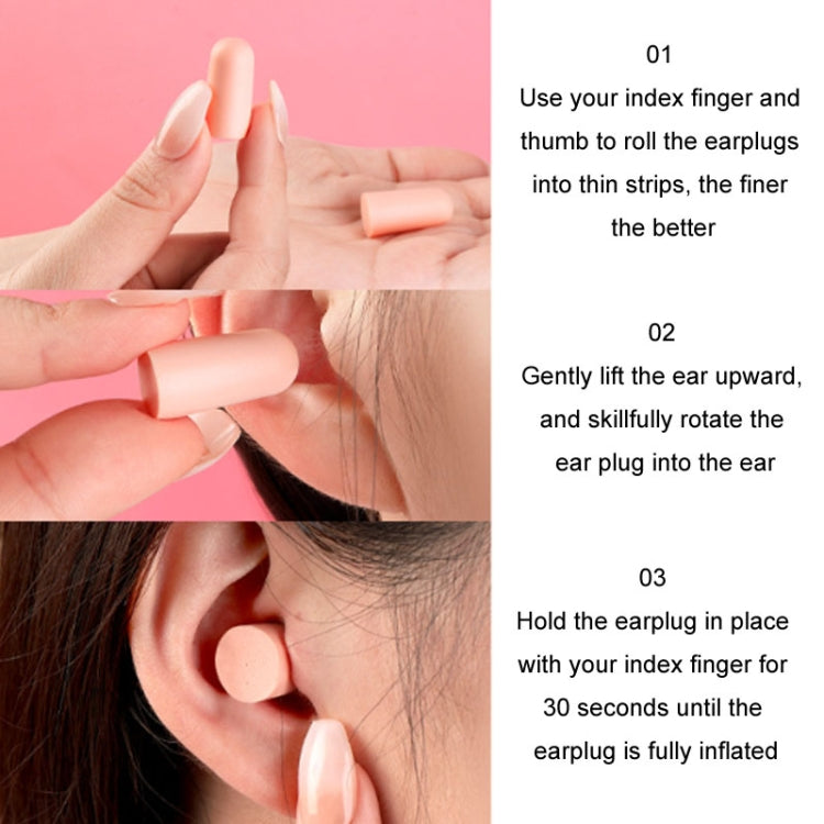 10pcs /Box Memory Foam Earplugs Student Dormitory Sleeping Noise Reduction Soundproof Earplugs(Mixed Colors) - free shipping - PMC TechLife - Order now!