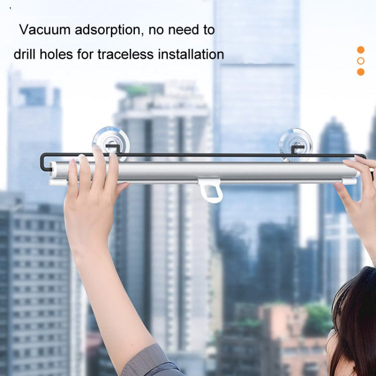 50x125cm Car Summer No-punch Retractable Titanium Silver Sunshade Curtain - Window Foils & Solar Protection by PMC TechLife | Online Shopping South Africa | PMC TechLife | Buy Now Pay Later Mobicred