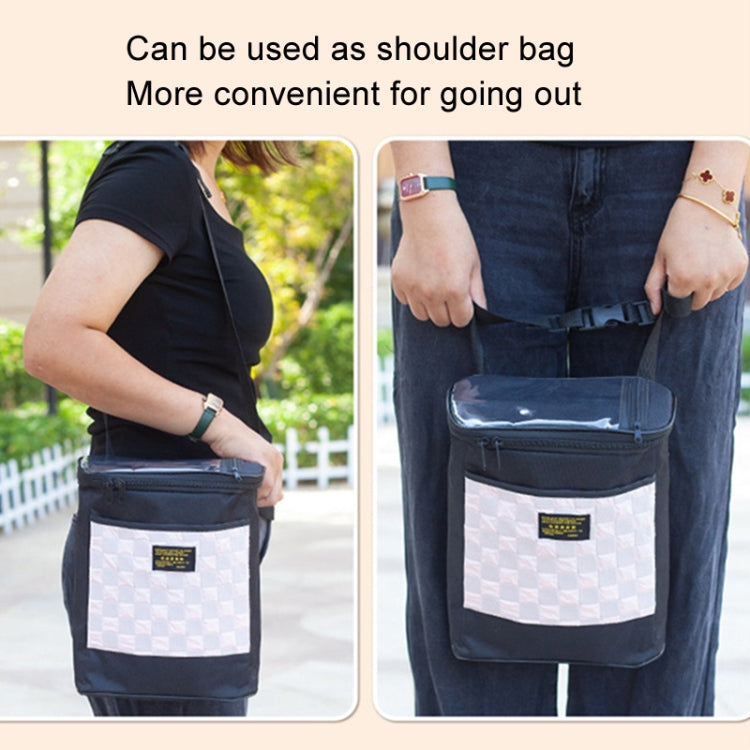 Electric Bike Riding Hanging Bag Large Capacity Waterproof Bicycle Front Hanging Bag(Grey) - Bicycle Bags by PMC TechLife | Online Shopping South Africa | PMC TechLife | Buy Now Pay Later Mobicred