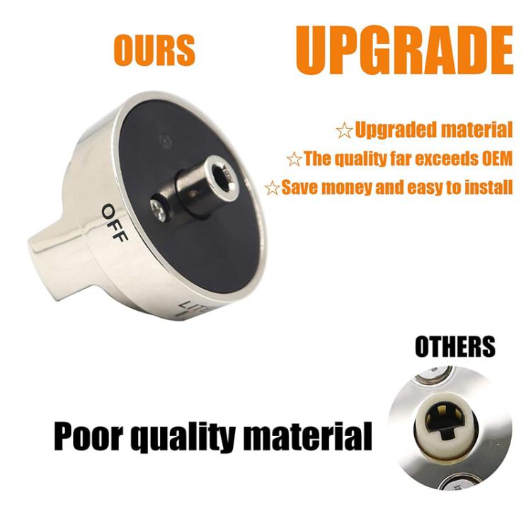 Oven Stove Knob Assembly For AEZ73453509/AEZ72909008(Silver) - Replacement Accessories by PMC TechLife | Online Shopping South Africa | PMC TechLife | Buy Now Pay Later Mobicred