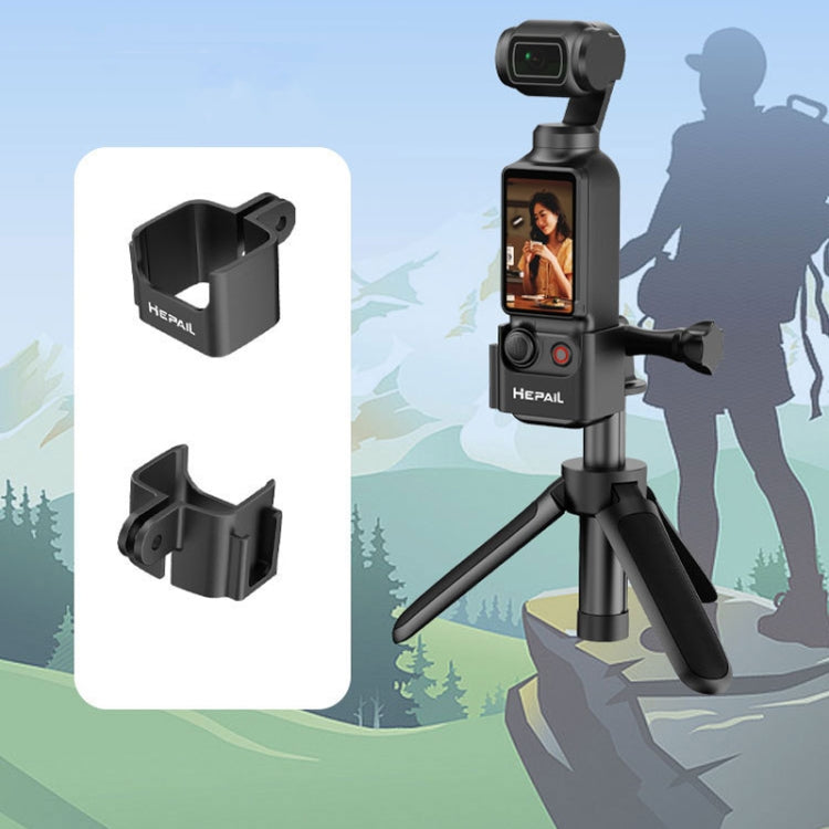 For DJI Osmo Pocket 3 HEPAIL Plastic Expansion Adapter Head Camera Fixed Bezel - Mount & Holder by HEPAIL | Online Shopping South Africa | PMC Jewellery | Buy Now Pay Later Mobicred