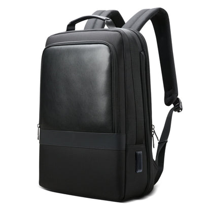 Bopai 61-26111 Large Capacity Business Commuter Laptop Backpack With USB+Type-C Port(Black) - Backpack by Bopai | Online Shopping South Africa | PMC Jewellery | Buy Now Pay Later Mobicred