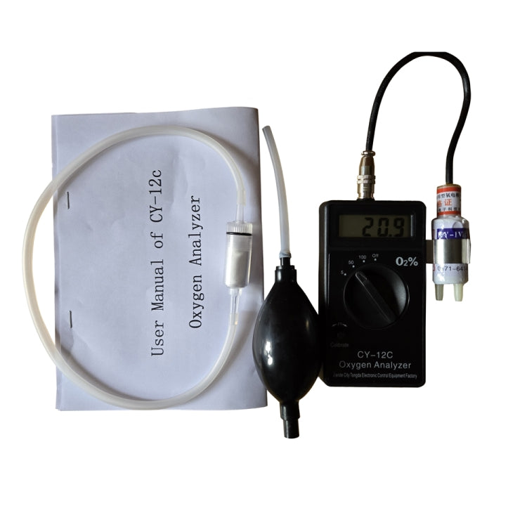 CY-12C Portable Oxygen Analyzer Full Range Oxygen Measurement Device - Gas Monitor by PMC TechLife | Online Shopping South Africa | PMC TechLife | Buy Now Pay Later Mobicred