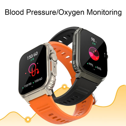 A70 1.96 Inch Health Monitoring Multifunctional IP68 Waterproof Bluetooth Call Smart Watch(Silver Steel) - Smart Watches by PMC Jewellery | Online Shopping South Africa | PMC Jewellery | Buy Now Pay Later Mobicred