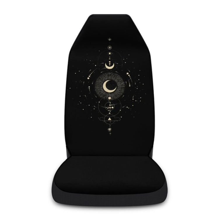 Car Universal Printed Seat Protector Automobile Decoration Supplies, Style: Gold Moon - Seat Accessories by PMC TechLife | Online Shopping South Africa | PMC TechLife | Buy Now Pay Later Mobicred