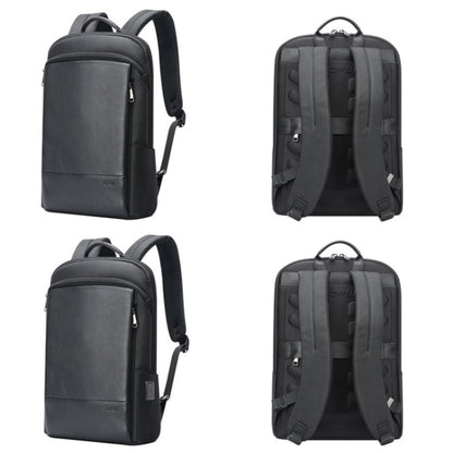 Bopai First-Layer Cowhide Business Commuter Waterproof And Lightweight Laptop Backpack, Color: Flagship - Backpack by Bopai | Online Shopping South Africa | PMC Jewellery | Buy Now Pay Later Mobicred