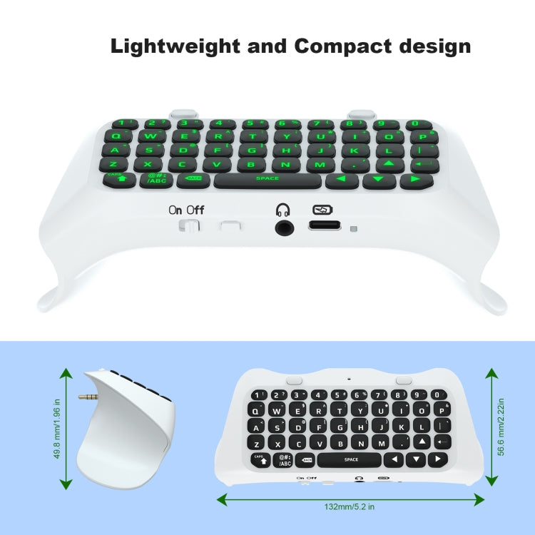 For PS5 JYS-P5172 Gamepad Wireless Bluetooth External Keyboard, Without Gamepad(White) - Others by JYS | Online Shopping South Africa | PMC Jewellery | Buy Now Pay Later Mobicred