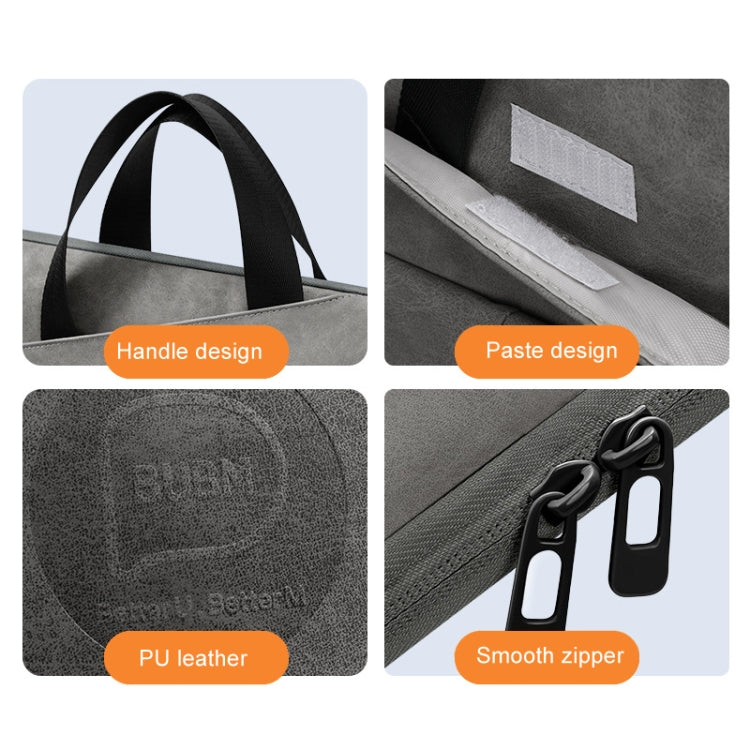 BUBM Portable Computer Bag Notebook Business Travel Bag, Size: 15 inch(Dark Gray) - 15 inch by BUBM | Online Shopping South Africa | PMC Jewellery | Buy Now Pay Later Mobicred