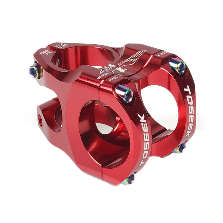 TOSEEK 35mm Aluminum Alloy Stem Bicycle Modification Accessories, Color: Red - Bicycle Grips by TOSEEK | Online Shopping South Africa | PMC TechLife | Buy Now Pay Later Mobicred