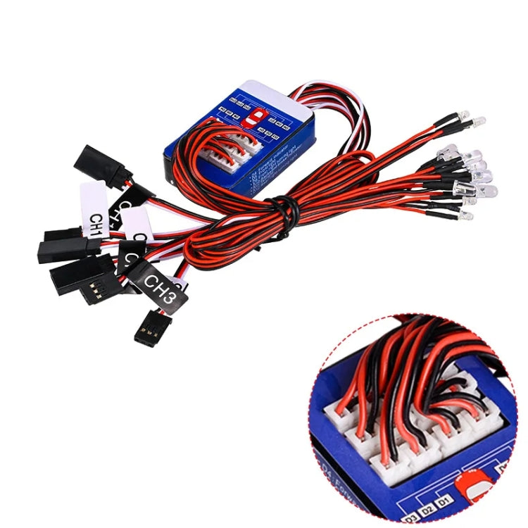 12 LED Lighting Kit Steering Brake for 1/10 Scale Models RC Car - Others by PMC Jewellery | Online Shopping South Africa | PMC Jewellery | Buy Now Pay Later Mobicred