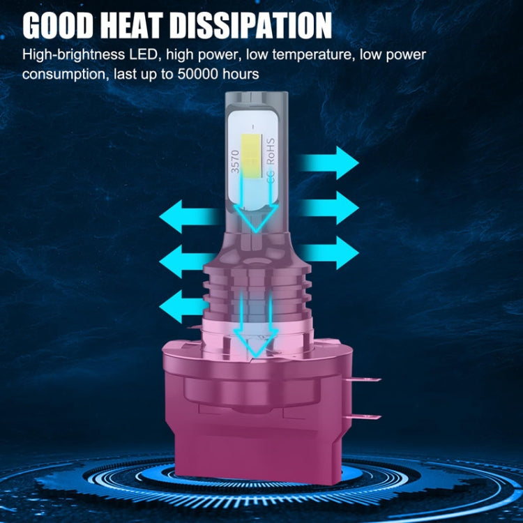 2pcs H11B 3570 2LED 80W Car Headlight Bulbs High Bright Fog Lights(White) - Fog / Driving Lights by PMC TechLife | Online Shopping South Africa | PMC TechLife | Buy Now Pay Later Mobicred