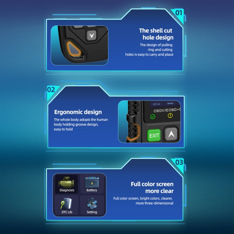 Car Engine Fault Error Code Detection Battery Detector - Electronic Test by PMC TechLife | Online Shopping South Africa | PMC TechLife | Buy Now Pay Later Mobicred