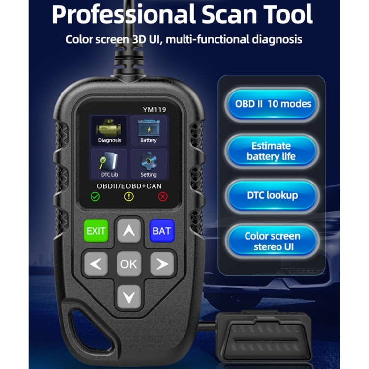 Car Engine Fault Error Code Detection Battery Detector - Electronic Test by PMC TechLife | Online Shopping South Africa | PMC TechLife | Buy Now Pay Later Mobicred