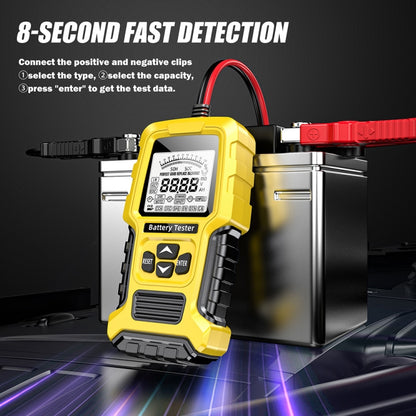 FOXSUR 12V/24V Automotive Lead-acid Battery Internal Resistance Rapid Analyzer(Yellow) - Electronic Test by FOXSUR | Online Shopping South Africa | PMC Jewellery | Buy Now Pay Later Mobicred