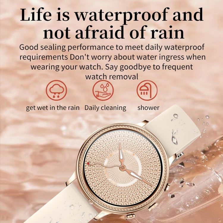 V60 1.39 Inch Health Monitoring Multifunctional Waterproof Bluetooth Call Smart Watch, Color: Gold Steel - Smart Watches by PMC Jewellery | Online Shopping South Africa | PMC Jewellery | Buy Now Pay Later Mobicred