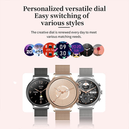 V60 1.39 Inch Health Monitoring Multifunctional Waterproof Bluetooth Call Smart Watch, Color: Black Steel - Smart Watches by PMC Jewellery | Online Shopping South Africa | PMC Jewellery | Buy Now Pay Later Mobicred