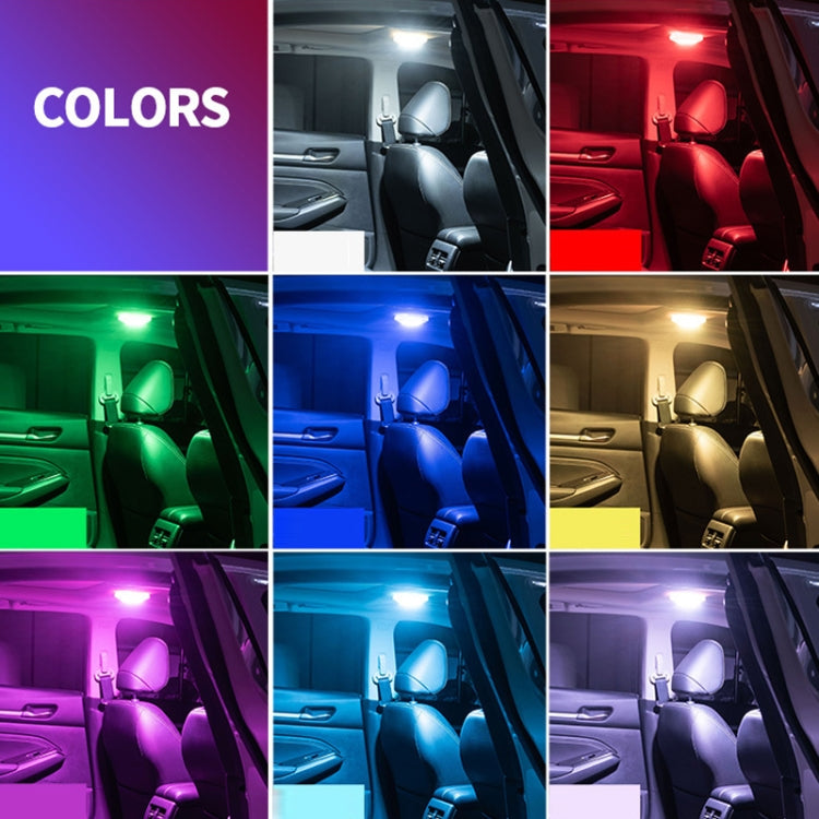 Car USB Charging Strong Magnetic Roof Reading LED Light(Black) - Dome Lights by PMC TechLife | Online Shopping South Africa | PMC TechLife | Buy Now Pay Later Mobicred