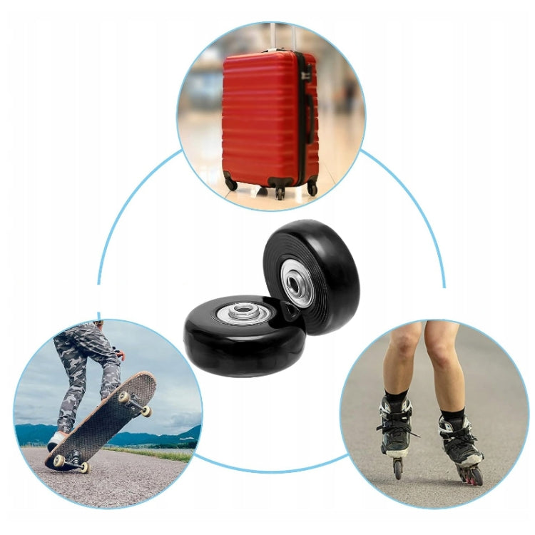 43mm x 18mm Luggage Suitcase Replacement Wheels Low Noise Spinner Wheels - Accessories by PMc TechLife | Online Shopping South Africa | PMc TechLife | Buy Now Pay Later Mobicred