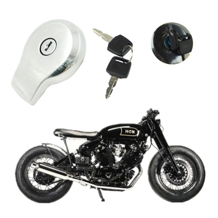 For Yamaha Virago/XJ650/XJ750 Fuel Tank Cap Lock(With Keys) - Theft Protection by PMC Jewellery | Online Shopping South Africa | PMC Jewellery | Buy Now Pay Later Mobicred